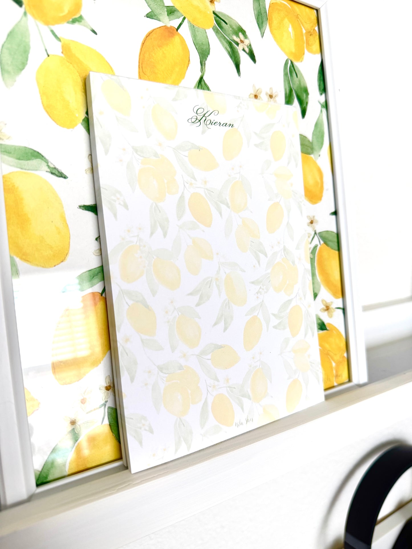 Personalizable Soft Lemon Notepad