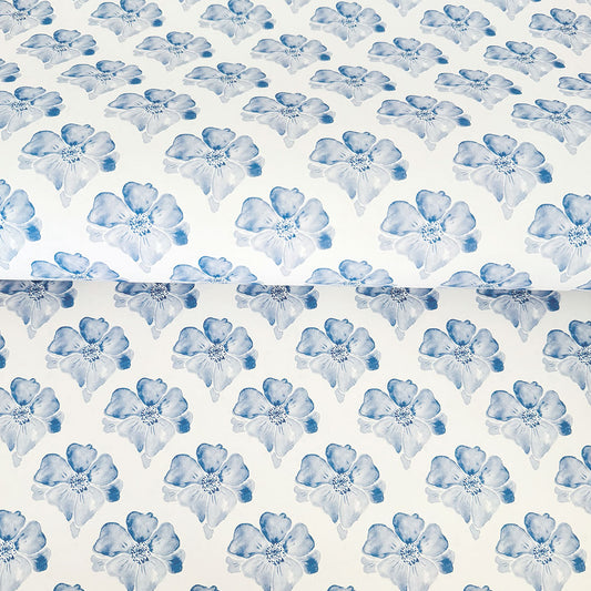 Flower Clouds Wrapping Paper Sheet