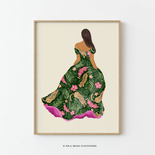 Wild Dress Art Print
