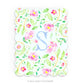Personalizable Flower Garden Scalloped Notecards - Set of 10