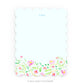 Personalizable Flower Garden Scalloped Notecards - Set of 10
