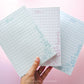 Personalizable Pink Plaid Notepad