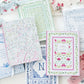 Pink and Green Personalizable Hardcover Journal
