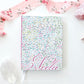 Colorful Floral Personalizable Hardcover Journal