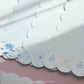 Personalizable Diamond Floral Scalloped Notecards - Set of 10