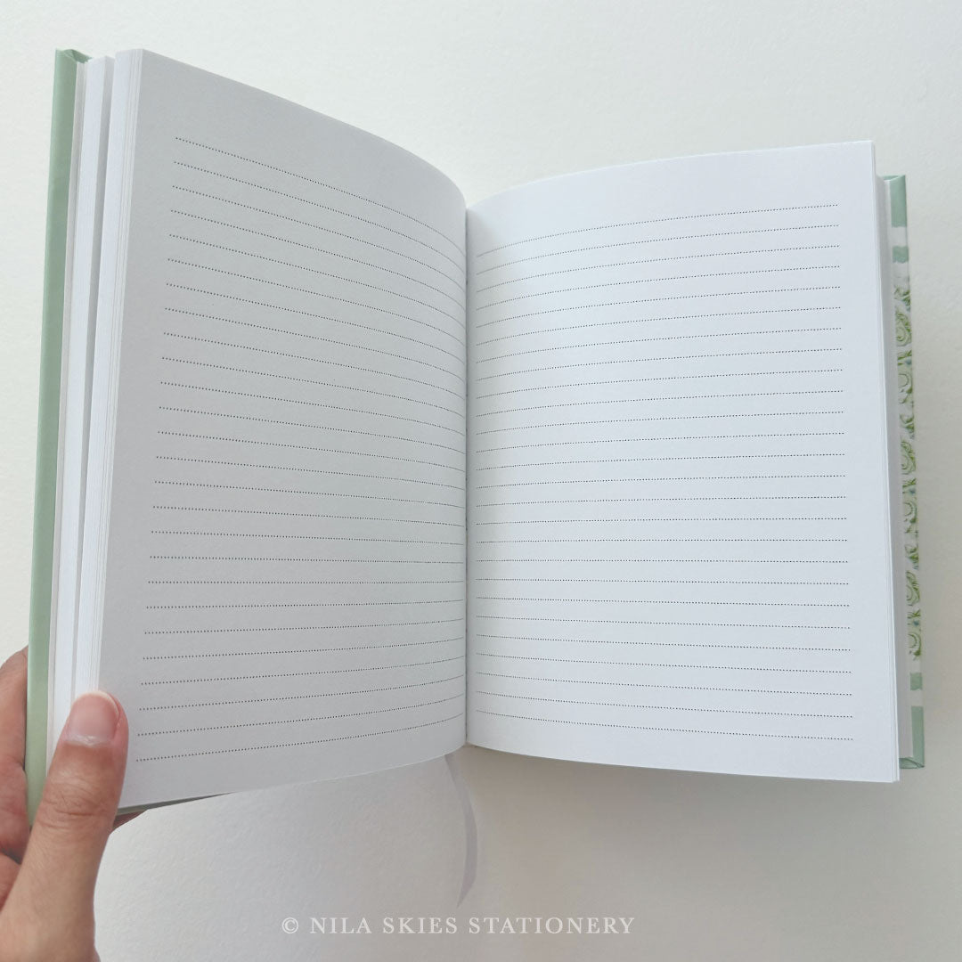 Soft Green Personalizable Hardcover