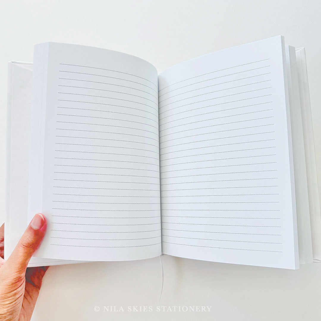 Hand-drawn Personalizable Hardcover Journal