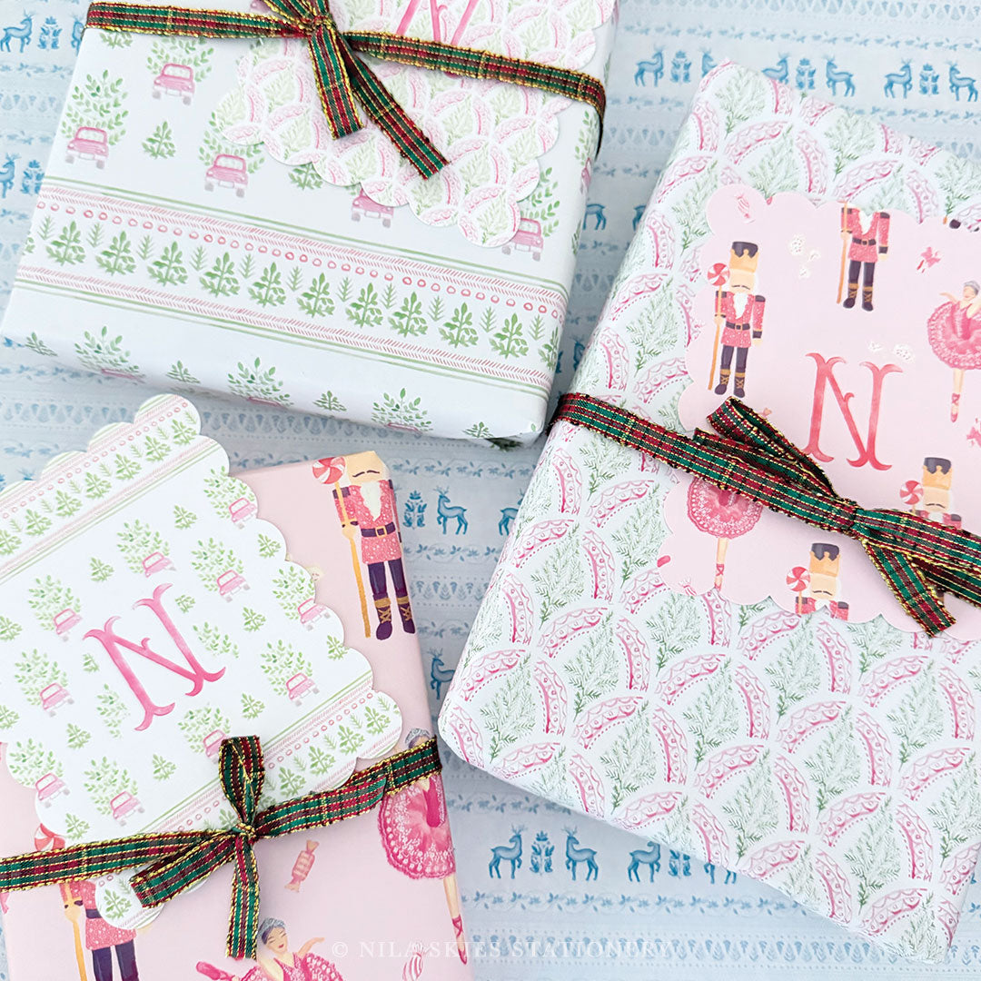 Personalizable Nutcracker Scalloped Notecards - Set of 10