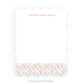 Personalizable Holiday Trees Scalloped Notecards - Set of 10