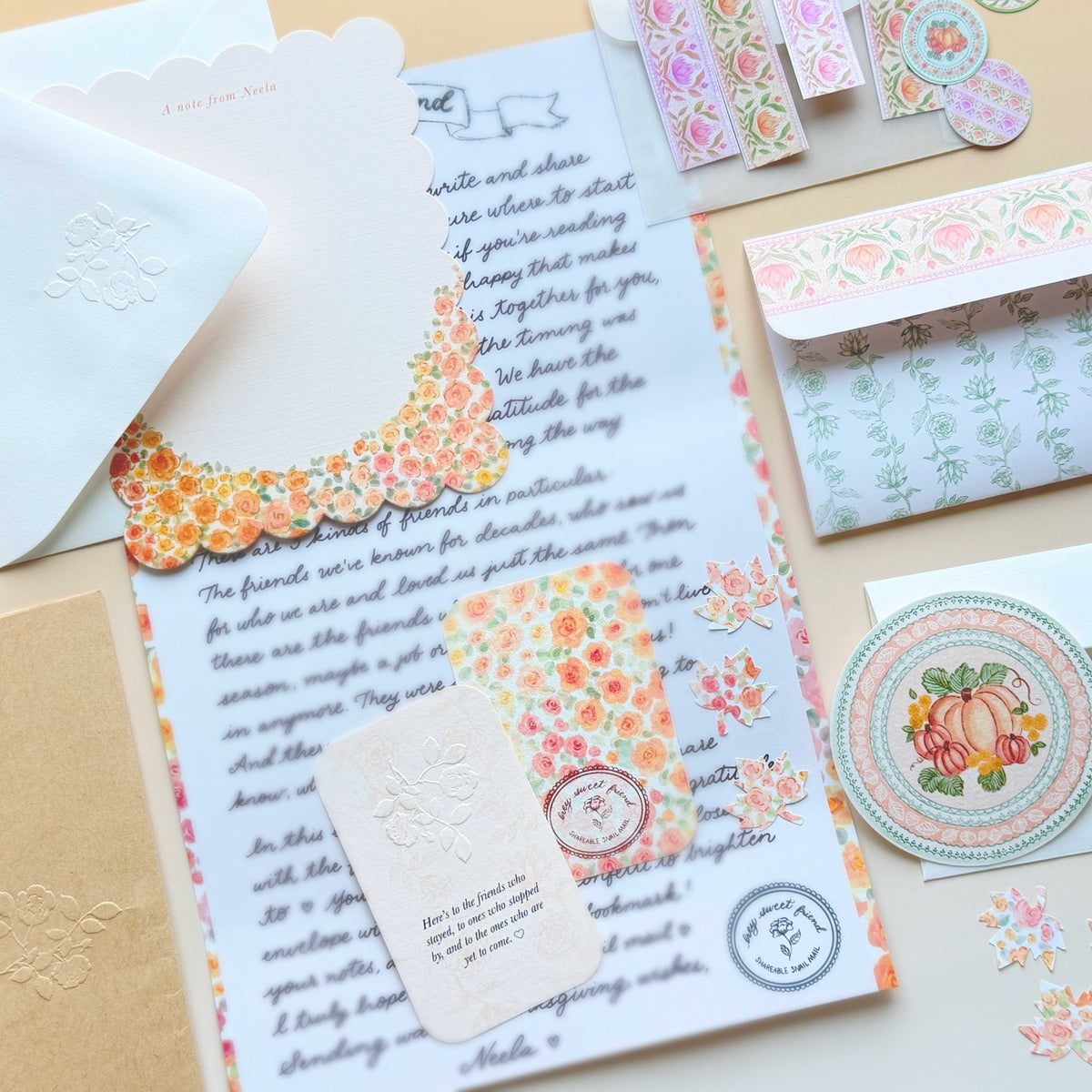 "Hey Sweet Friend" Snail Mail Club