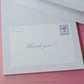 Personalizable Peony Thank You Notepad