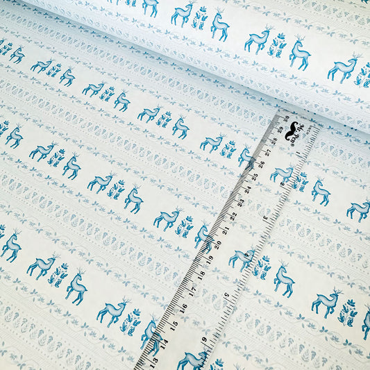 Fairisle Reindeer Wrapping Paper Sheet