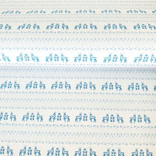 Fairisle Reindeer Wrapping Paper Sheet