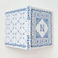 Blue and White Personalizable Hardcover Journal