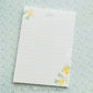 Personalizable Yellow Plaid Notepad