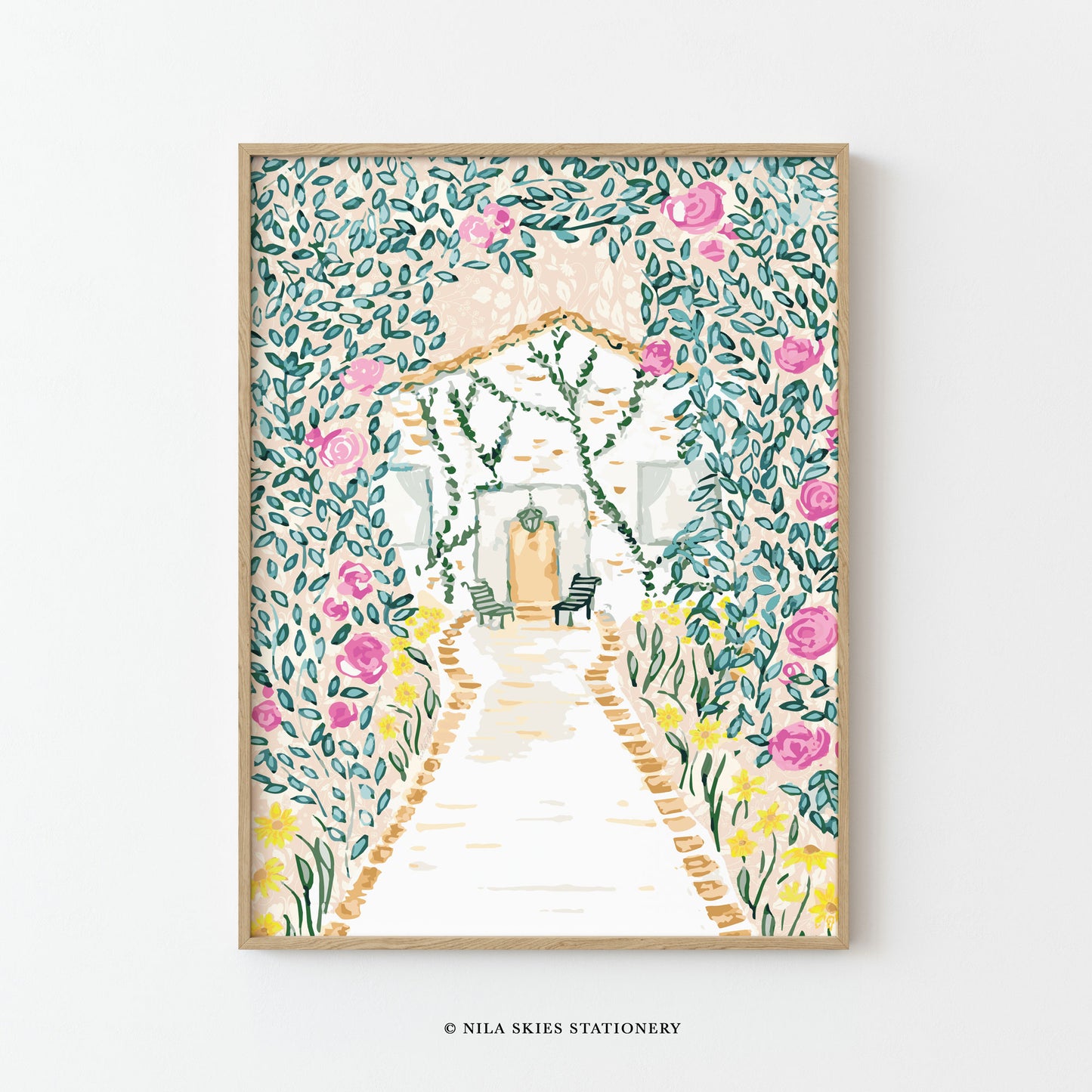 Cottage Garden Art Print
