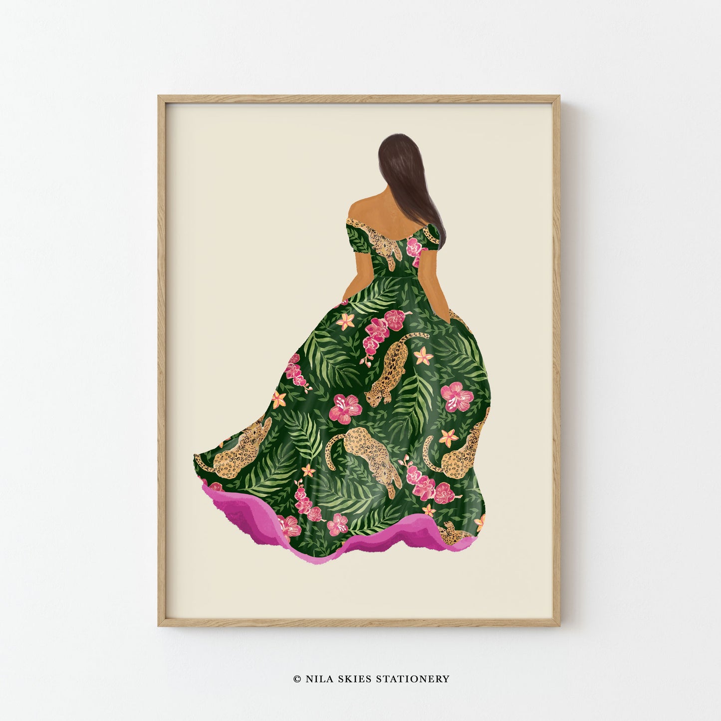 Wild Dress Art Print