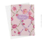 Pink Floral Vines Thank You Card