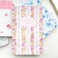 Pink Floral Stripes Notebook