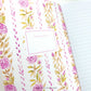 Pink Floral Stripes Notebook